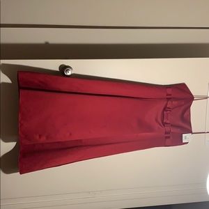 David Bridals Apple Red Dress